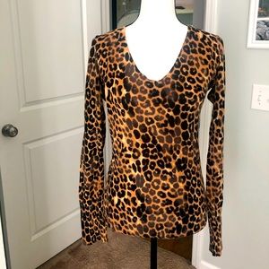 Meow!  Cheetah Print Sweater